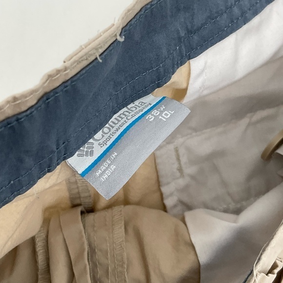 Mens Columbia Tan Cargo Active Shorts Size 38 Inseam 10” D23 - Picture 5 of 6